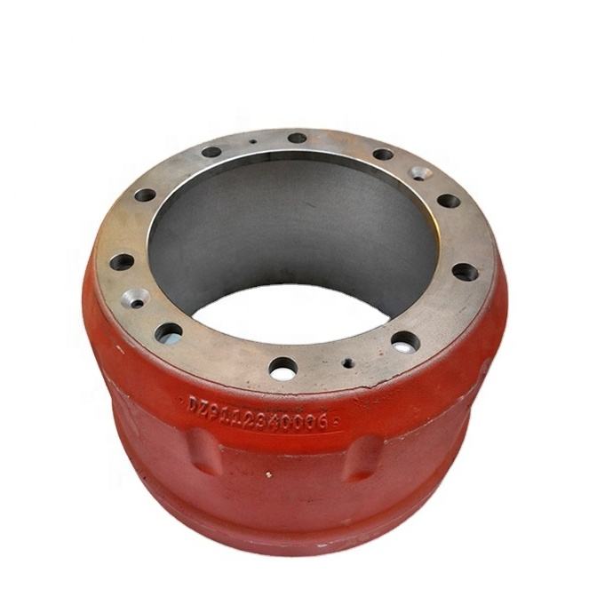 SHACMAN トラック後部ブレーキ ドラム DZ9112340006 頑丈な鋼鉄シャーシ部品